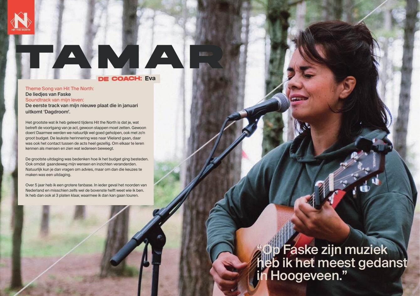 Hit the North boek spread met TAMAR